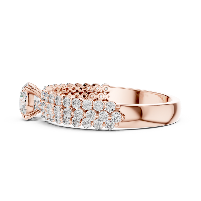 Ladies Ring DDLR-005 - Rose Gold - Image