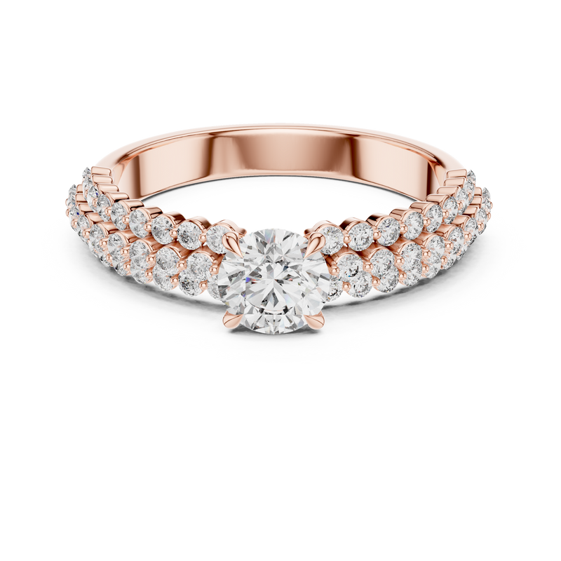 Ladies Ring DDLR-005 - Rose Gold - Image