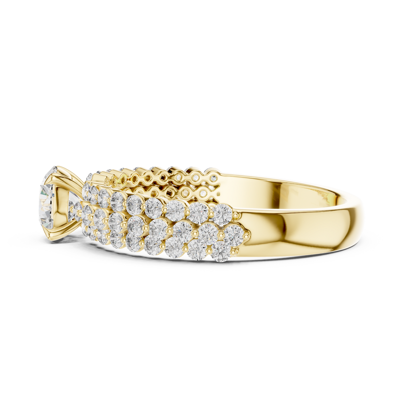 Ladies Ring DDLR-005 - Yellow Gold - Image