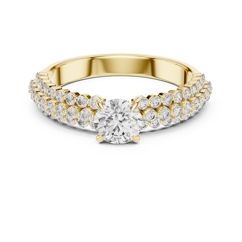 Ladies Ring DDLR-005 - Yellow Gold - Image