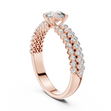 Ladies Ring DDLR-005 - Rose Gold - Image