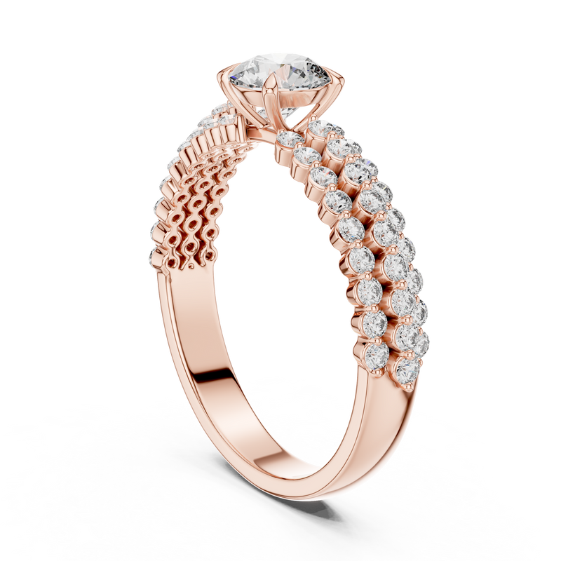 Ladies Ring DDLR-005 - Rose Gold - Image