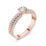 Ladies Ring DDLR-005 - Rose Gold - Image