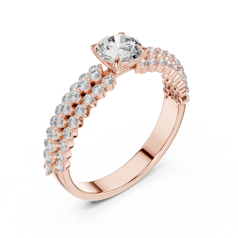 Ladies Ring DDLR-005 - Rose Gold - Image