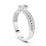 Ladies Ring DDLR-005 - White Gold - Image