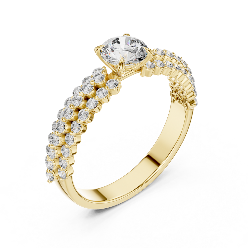 Ladies Ring DDLR-005 - Yellow Gold - Image