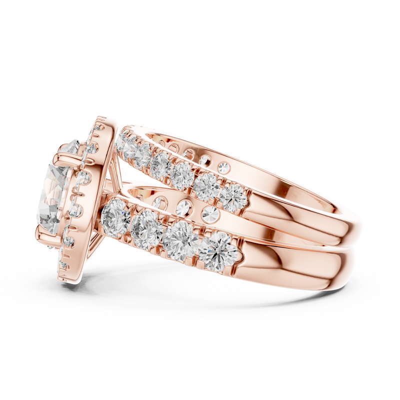 Ladies Ring DDLR-007@7 - Rose Gold - Image