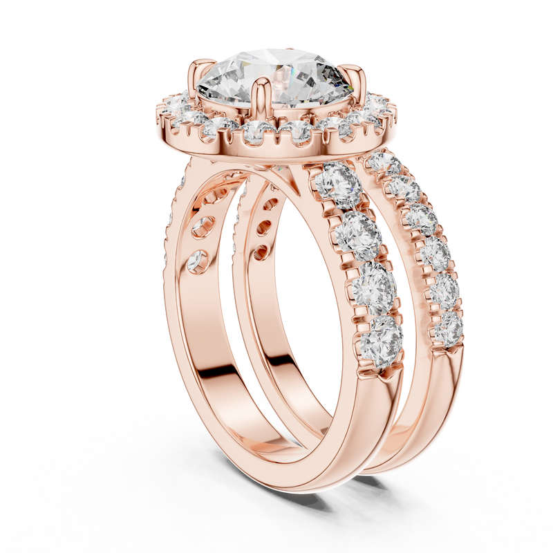 Ladies Ring DDLR-007@7 - Rose Gold - Image