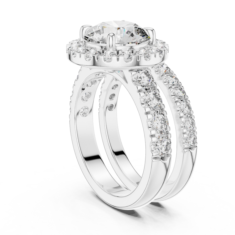Ladies Ring DDLR-007@7 - White Gold - Image