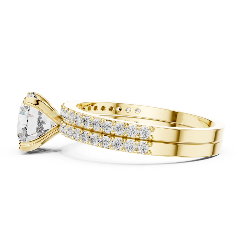 Ladies Ring DDLR-008@7 - Yellow Gold - Image