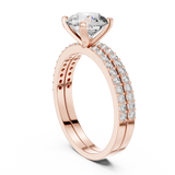 Ladies Ring DDLR-008@7 - Rose Gold - Image