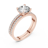 Ladies Ring DDLR-008@7 - Rose Gold - Image