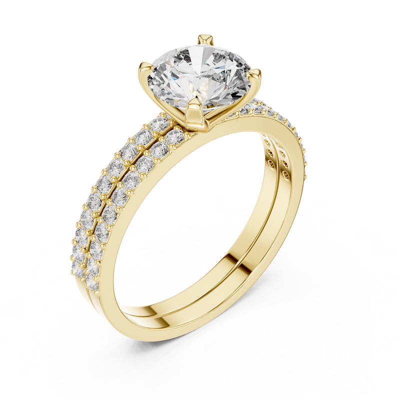 Ladies Ring DDLR-008@7 - Yellow Gold - Image