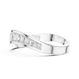 Ladies Ring DDLR-009@7 - White Gold - Image