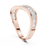 Ladies Ring DDLR-009@7 - Rose Gold - Image