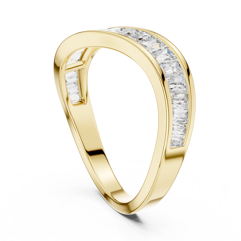 Ladies Ring DDLR-009@7 - Yellow Gold - Image