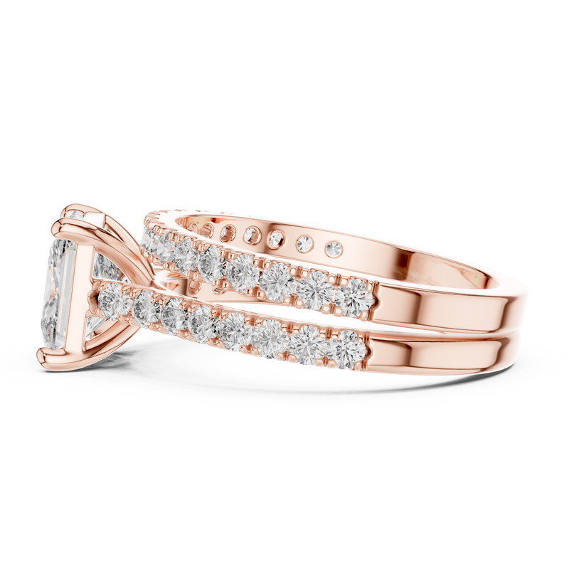 Ladies Ring DDLR-010@7 - Rose Gold - Image