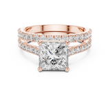 Ladies Ring DDLR-010@7 - Rose Gold - Image