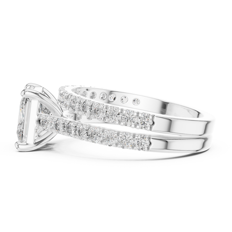 Ladies Ring DDLR-010@7 - White Gold - Image