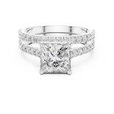 Ladies Ring DDLR-010@7 - White Gold - Image
