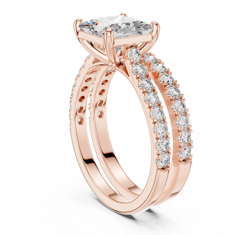 Ladies Ring DDLR-010@7 - Rose Gold - Image