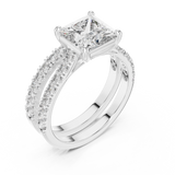 Ladies Ring DDLR-010@7 - White Gold - Image