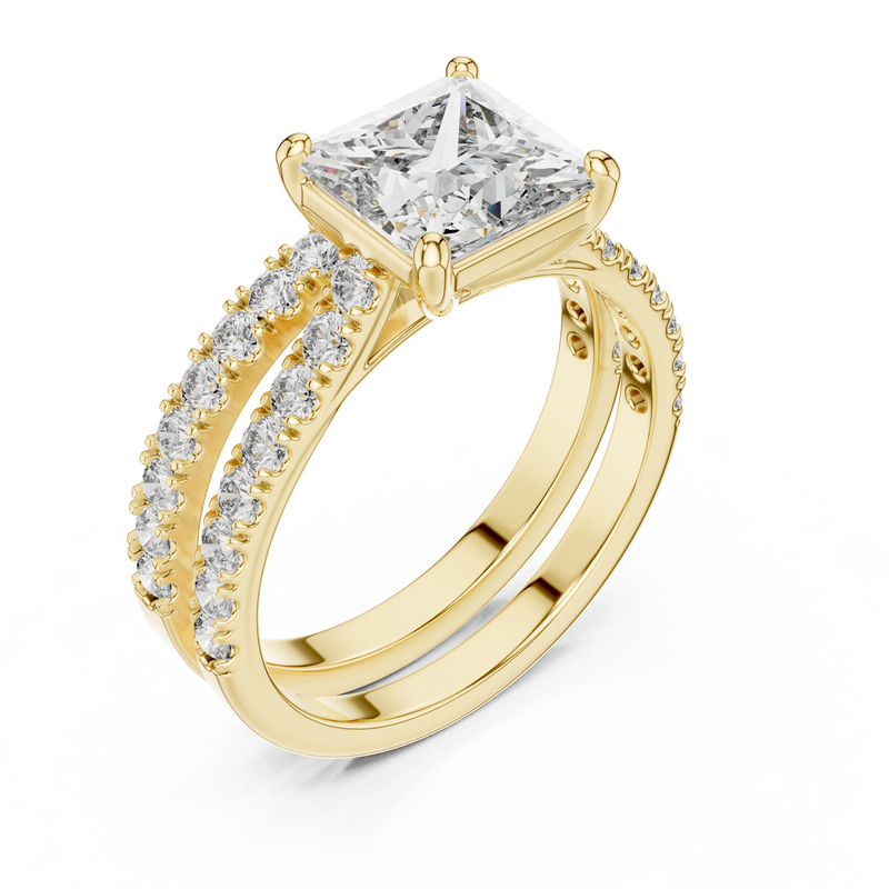 Ladies Ring DDLR-010@7 - Yellow Gold - Image