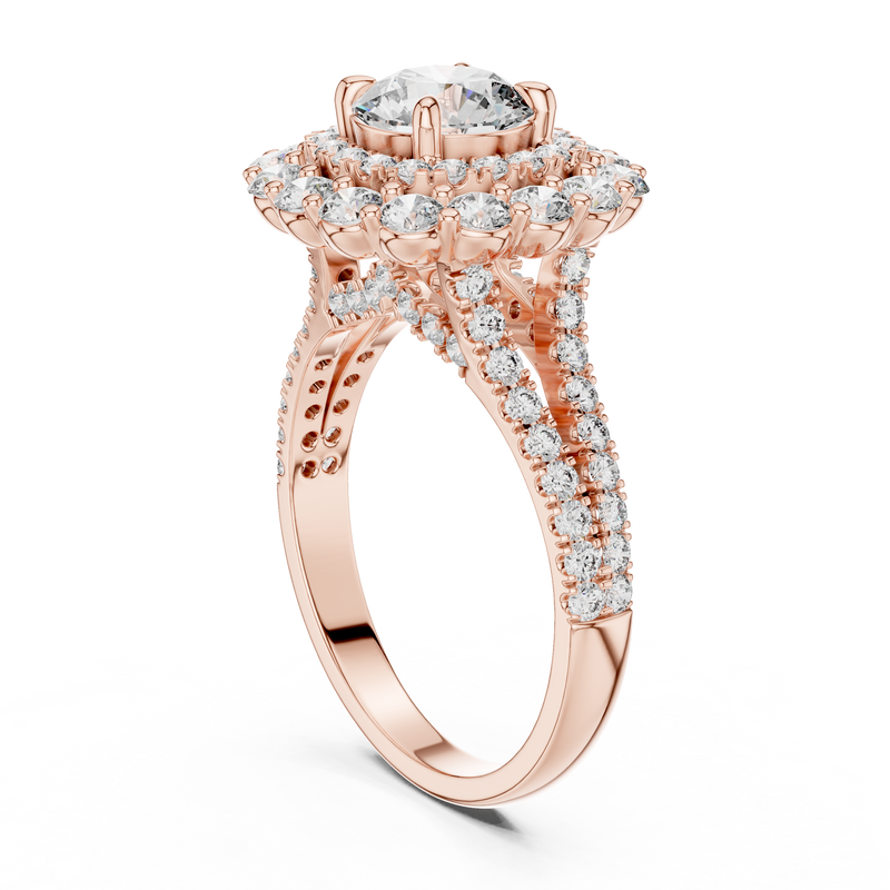 Ladies Ring DDLR-011 - Rose Gold - Image
