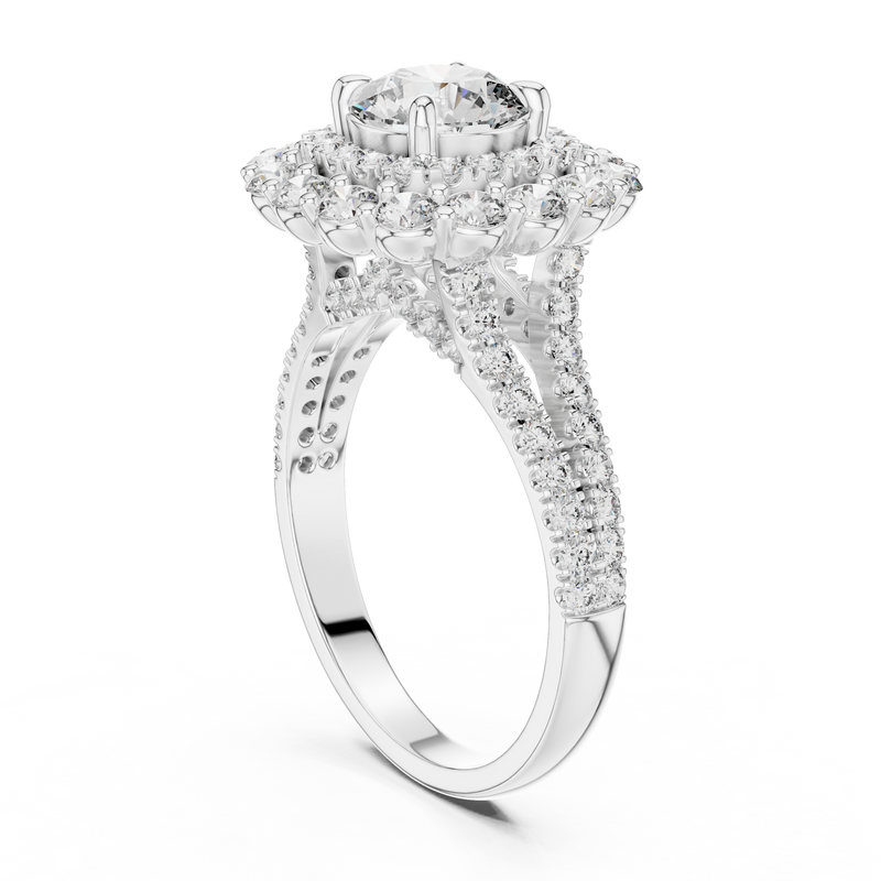 Ladies Ring DDLR-011 - White Gold - Image