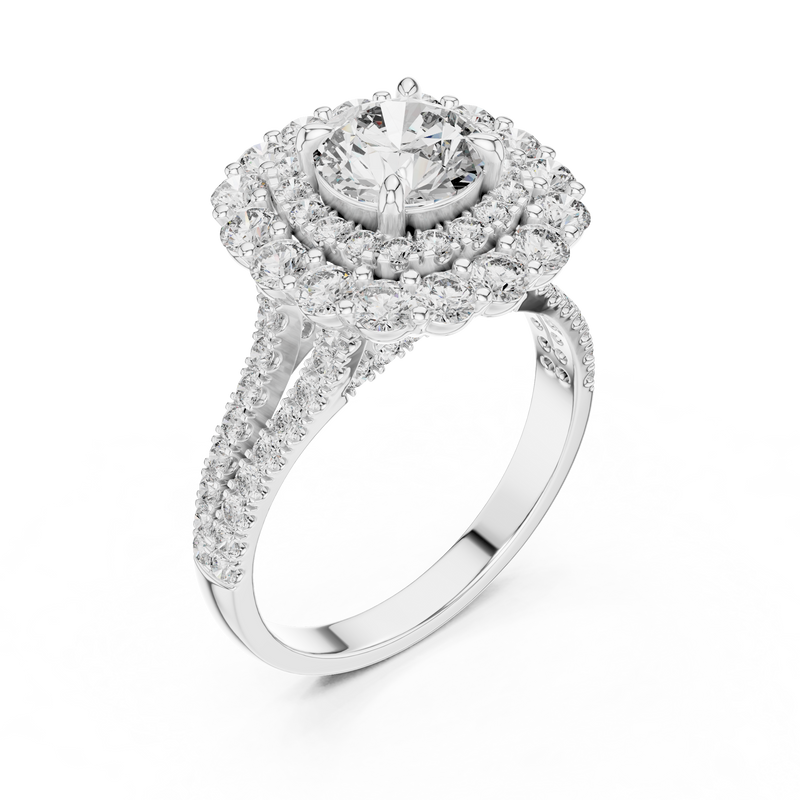 Ladies Ring DDLR-011 - White Gold - Image