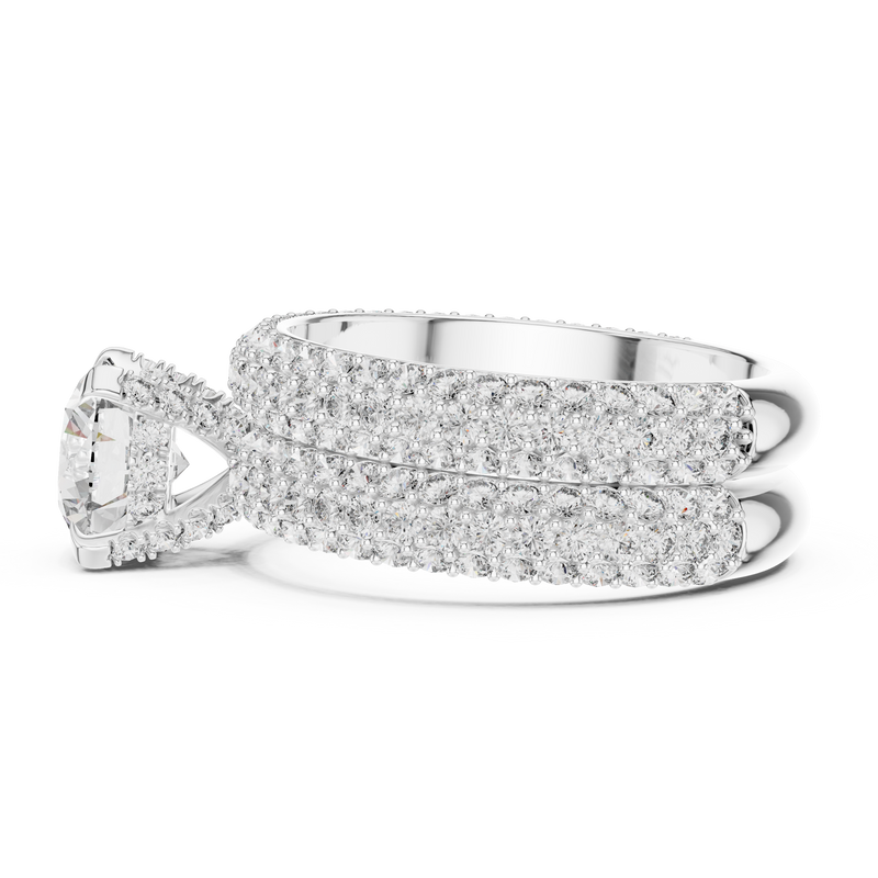 Ladies Ring DDLR-012@7 - White Gold - Image