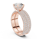 Ladies Ring DDLR-012@7 - Rose Gold - Image