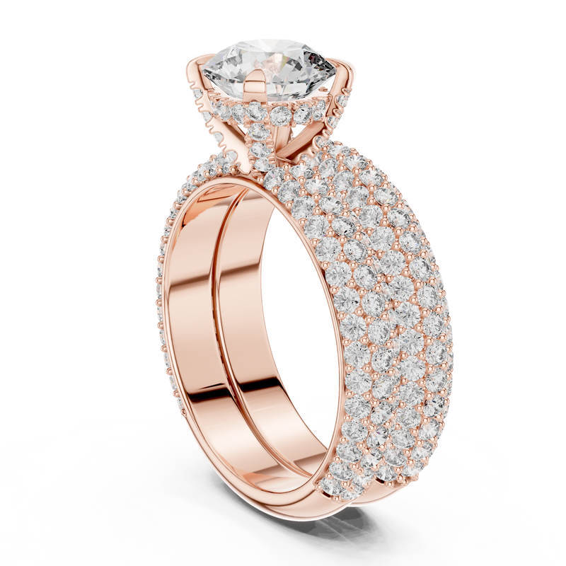 Ladies Ring DDLR-012@7 - Rose Gold - Image