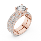 Ladies Ring DDLR-012@7 - Rose Gold - Image