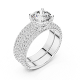 Ladies Ring DDLR-012@7 - White Gold - Image