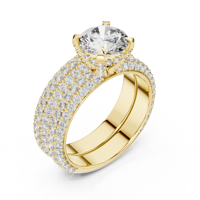 Ladies Ring DDLR-012@7 - Yellow Gold - Image