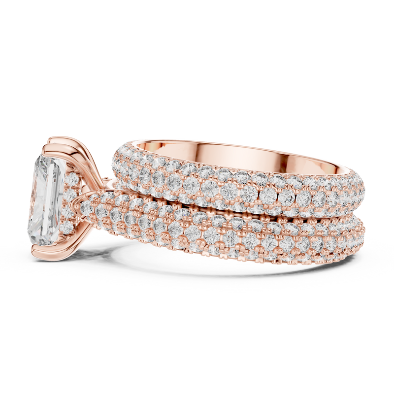 Ladies Ring DDLR-013@7 - Rose Gold - Image