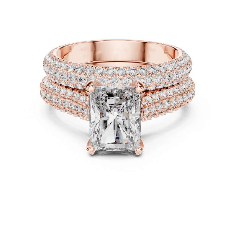 Ladies Ring DDLR-013@7 - Rose Gold - Image