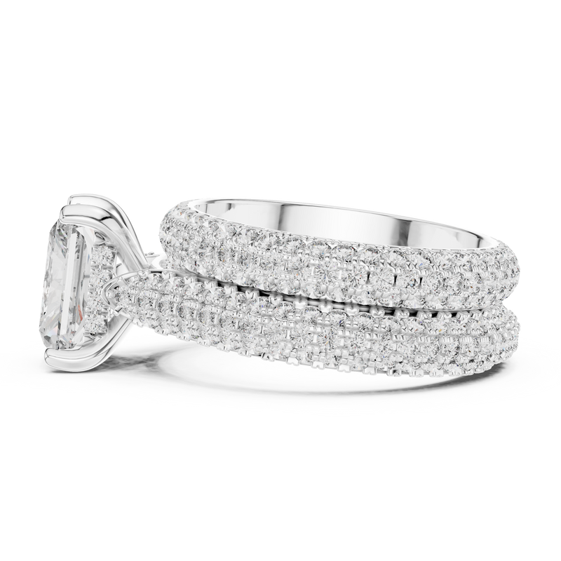 Ladies Ring DDLR-013@7 - White Gold - Image