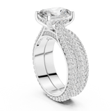 Ladies Ring DDLR-013@7 - White Gold - Image