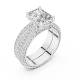 Ladies Ring DDLR-013@7 - White Gold - Image