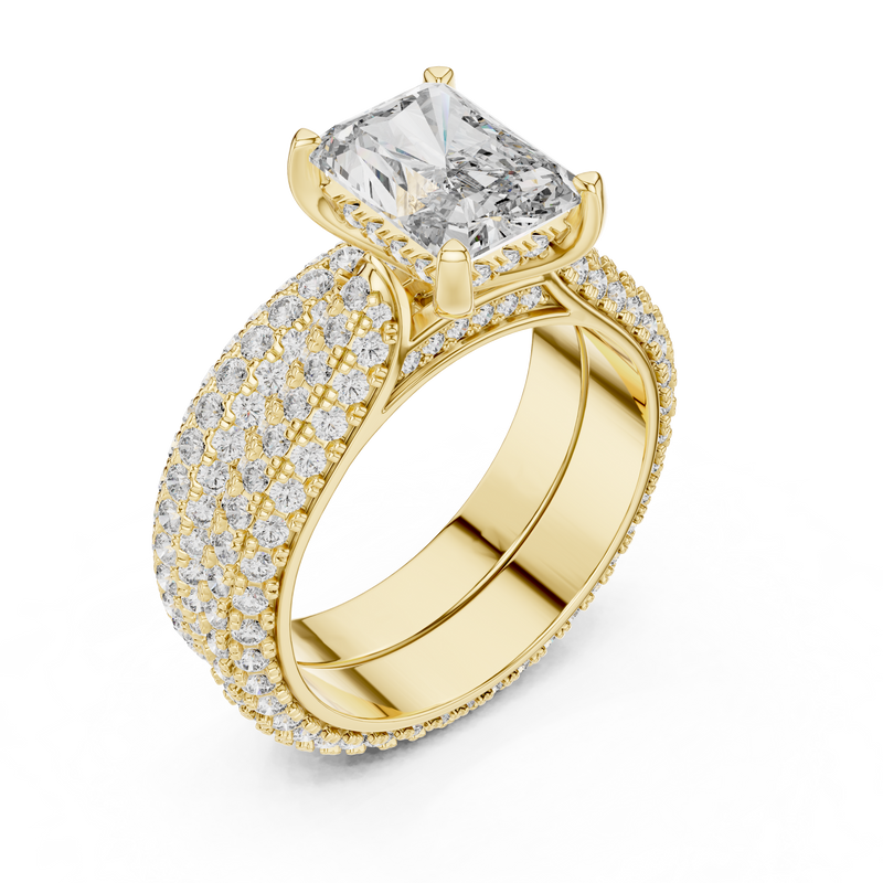 Ladies Ring DDLR-013@7 - Yellow Gold - Image