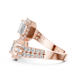 Ladies Ring DDLR-014@7 - Rose Gold - Image