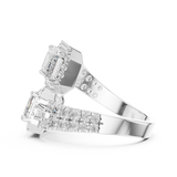Ladies Ring DDLR-014@7 - White Gold - Image