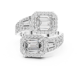 Ladies Ring DDLR-014@7 - White Gold - Image