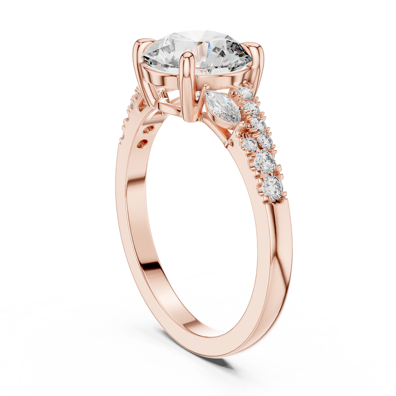 Ladies Ring DDLR-015 - Rose Gold - Image
