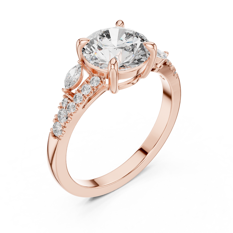 Ladies Ring DDLR-015 - Rose Gold - Image