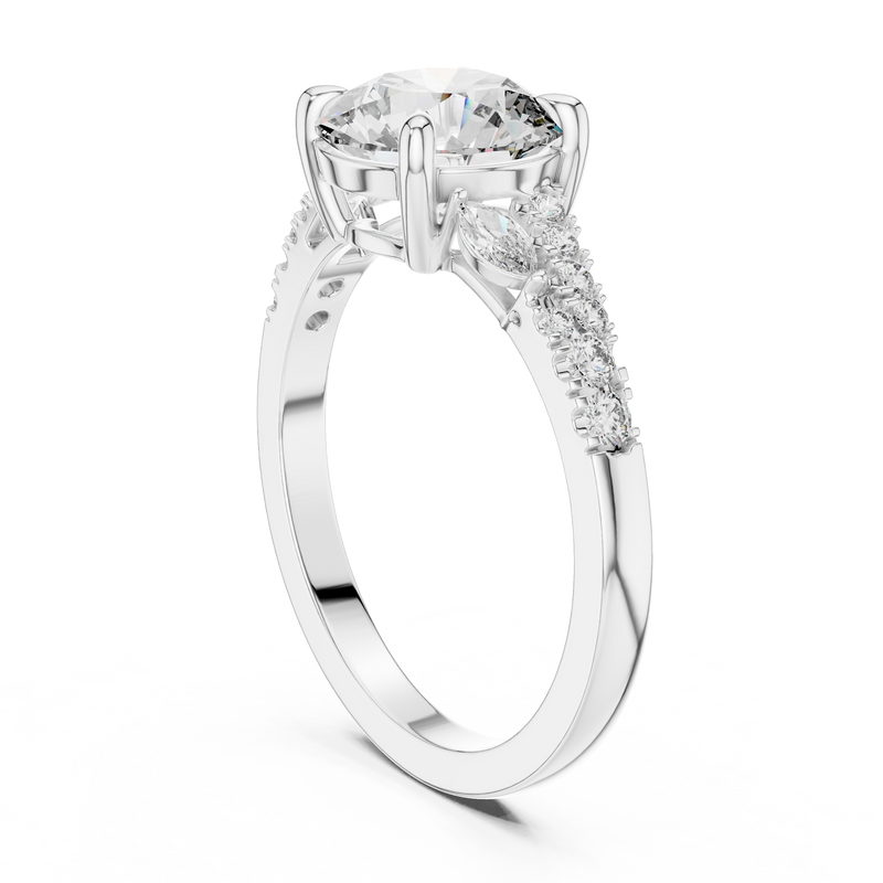 Ladies Ring DDLR-015 - White Gold - Image