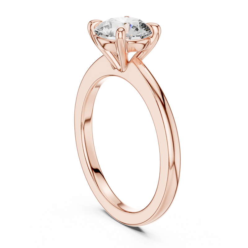 Ladies Ring DDLR-032@7 - Rose Gold - Image