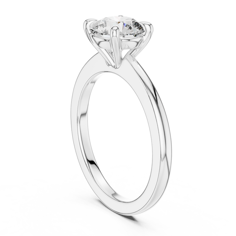 Ladies Ring DDLR-032@7 - White Gold - Image